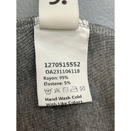 Commense Women's Gray Long Sleeve Off The Shoulder Knit Gown Maxi Dress Size M