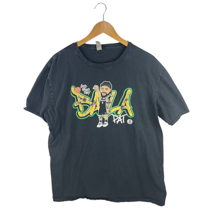 Gildan Good Vibes Only Bala Pat Mens Blue Patty Mills Graphic Tee T-Shirt Top XL