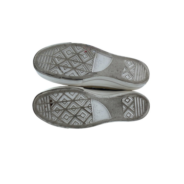 Converse Chuck Taylor All Star Lift Beige Suede High Top Platform Sneakers Sz 6