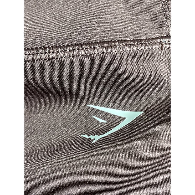 Gymshark Women's Brown Mid Rise Yoga Workout Running Athletic Leggings Pants S