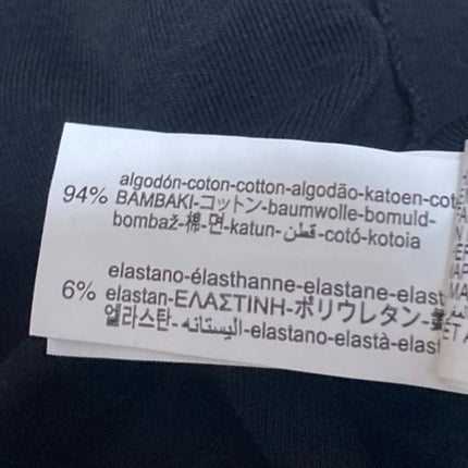 Zara Women's Black Rib Knit Short Sleeve High Neck Mini Bodycon Sweater Dress S