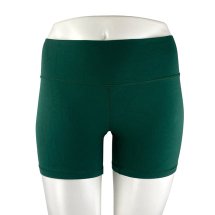 Aritzia TnAction Women's Green High Rise Activewear Yoga Athletic Biker Shorts L
