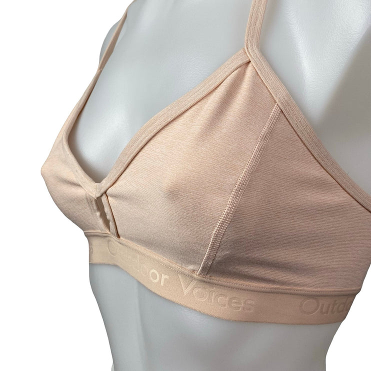 Outdoor Voices Steeplechase Pink Racerback Yoga Athletic Sports Bra Crop Top S