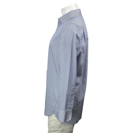 Bonobos Men's Blue Striped Slim Fit Long Sleeve Button Down Dress Shirt Top 16.5