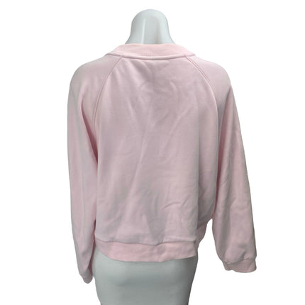 Aritzia Sunday Best Women's Pink Long Sleeve Crewneck Sweater Sweatshirt Top L
