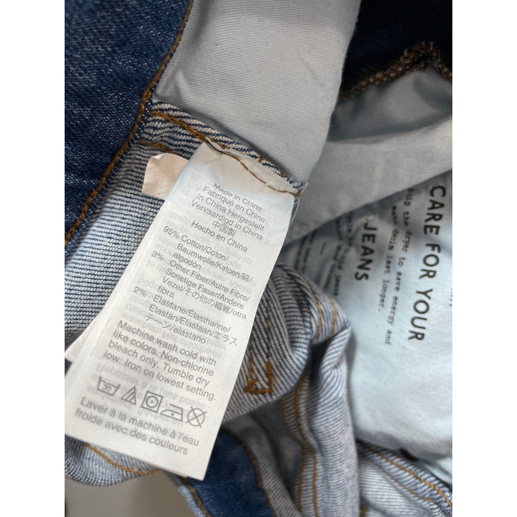 Madewell Stovepipe Women's Blue High Waisted Straight Mom Denim Jeans Pants 27