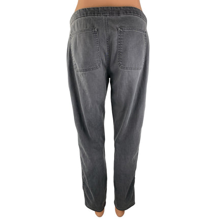 Acne Studios Tucker DK Blade Washed Gray High Rise Straight Denim Jeans Pants M