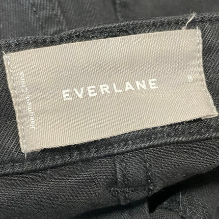 Everlane Women's Black High Waisted Cropped Wide Leg Baggy Denim Jeans Size 8