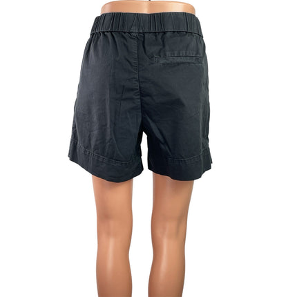 Everlane The Easy Short Women's Twill Black High Waisted Chino Casual Shorts 2