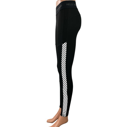 Helly Hansen LIFA Baselayer Black High Performance Athletic Legging Pants Sz SP