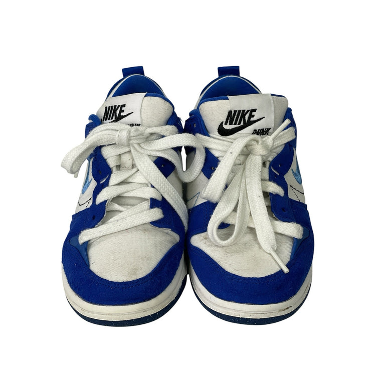 Nike Dunk Low Disrupt 2 Women's White University Blue Lace Up Sneakers Shoes 7