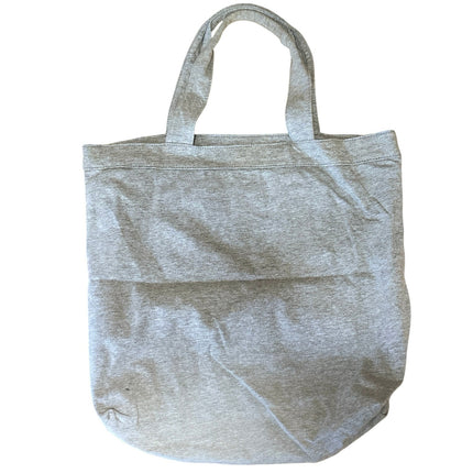 Soulcycle Women's Gray NY Logo Print Canvas Pocket Laptop Tote Handbag Size OS