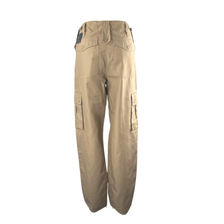 NEW Urban Renewal Women Tan Khaki High Rise Utility Cargo Trousers Pants Size 32