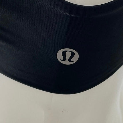 Lululemon Black Dual Strap Yoga Workout Running Athletic Sports Bra Crop Top S