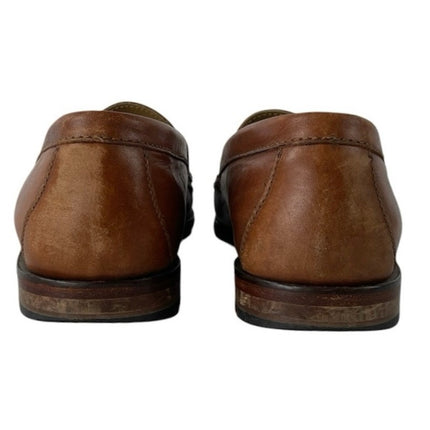 Cole Haan Pinch Grand Men's Brown Leather Flat Heel Penny Loafers Shoes Size 9