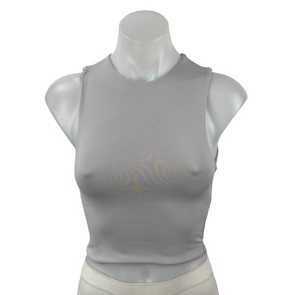 Aritzia Babaton Contour Women's High Neck Sleeveless Crop Muscle Tank Top Sz 2XS