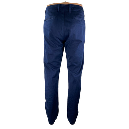 NEW J.Crew Stretch Men's Blue High Rise Straight Chino Khaki Trousers Pants 34