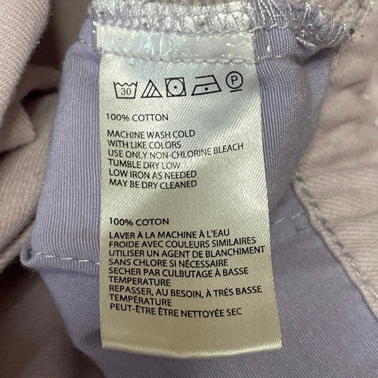 Urban Outfitters Lilac Purple Plunge V Neck Button Down A Line Midi Dress Size S