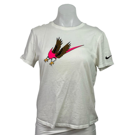 Nike Team USA Eagle Women's White Graphic Short Sleeve T Shirt Tee Top Size S