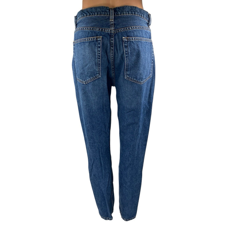 Reformation Women's Blue Medium Wash High Waisted Straight Denim Jeans Size 29