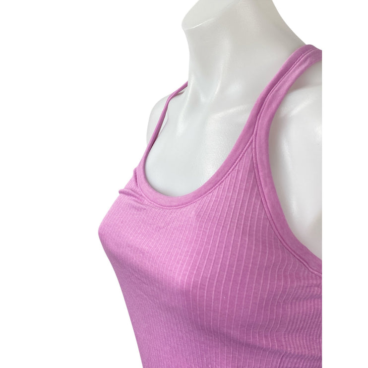 Lululemon Womens Pink Scoop Neck Sleeveless Yoga Athletic Activewear Tank Top 6