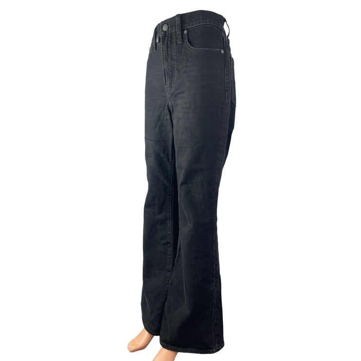 Madewell Women's Black High Waisted Bootcut Wide Leg Flare Denim Jeans Pants 27
