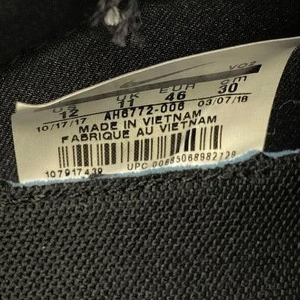 Nike Air Force 270 Men's Black White Lace Up Low Top Athletic Sneakers Shoes 12