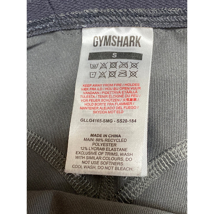 Gymshark Women's Gray Mid Rise Yoga Workout Capri Athletic Leggings Pants Size S