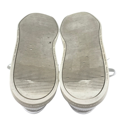 Thousand Fell Court Women's White Leather Low Top Lace Up Sneakers Shoes Size 7