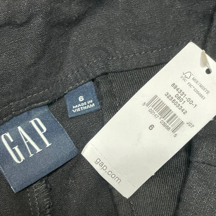 NEW GAP Women's Black High Rise Bootcut Straight Leg Trouser Dress Pants Size 6