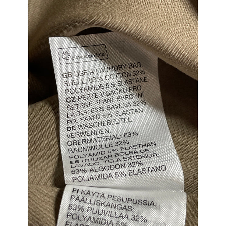 & Other Stories Women's Olive Green Sleeveless Square Neck Cami Tank Crop Top 8