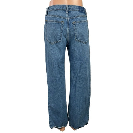 Abercrombie & Fitch Relaxed Barrel Baggy Wide Straight Denim Jeans Pants Sz 28/6