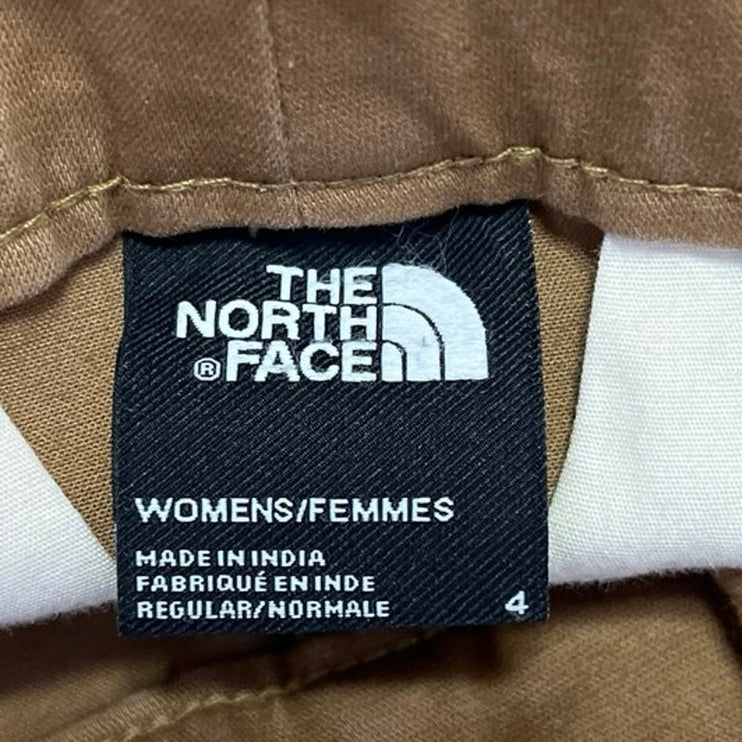 The North Face Motion XD Brown Tan Straight Crop Ankle Chino Trousers Pants 4