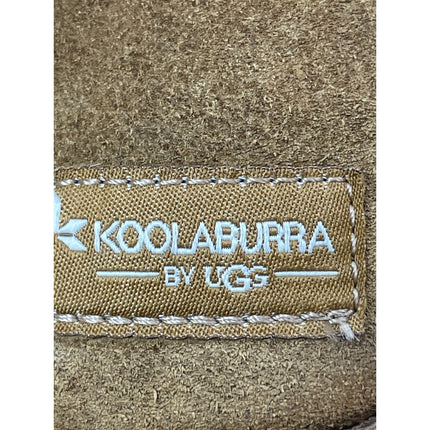 KOOLABURRA BY UGG Burra Brown Faux Fur Shearling Suede Mini Ankle Boots Size 8