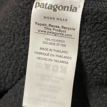 Patagonia Better Men Black Fleece Long Sleeve High Neck Sweatshirt Sweater Top L