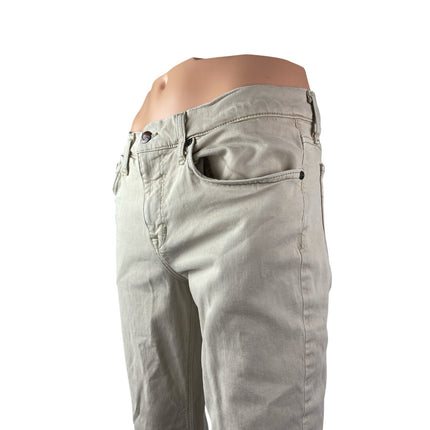 Joe's Mens Beige High Rise Slim Chino Khaki Skinny Straight Denim Jeans Pants 33