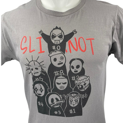 Slipknot Men's Gray Crewneck Short Sleeve Casual Graphic Tee T-shirt Top Size S