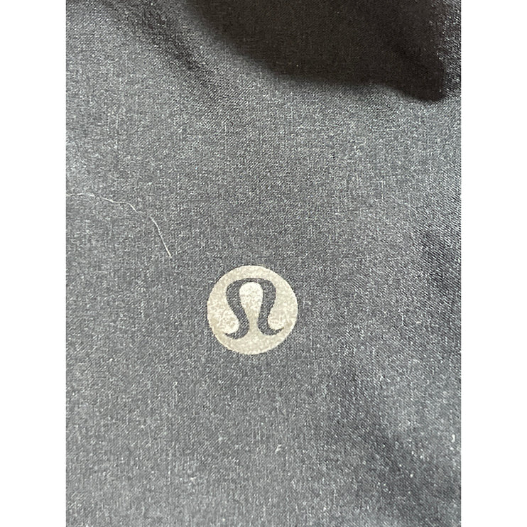 Lululemon Womens Black High Rise Elastic Waist Activewear Sweat Shorts Size 8