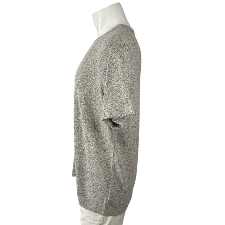 Old Navy Men's Gray Heather Short Sleeve Crew Neck Knit T Shirt Tee Top Size L