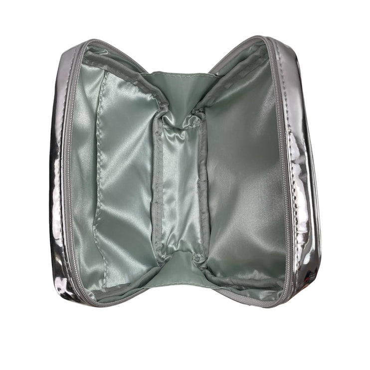 Green Sardines Shaped Cosmetic Clutch Zipper Bag Travel Makeup Organizer Bag
