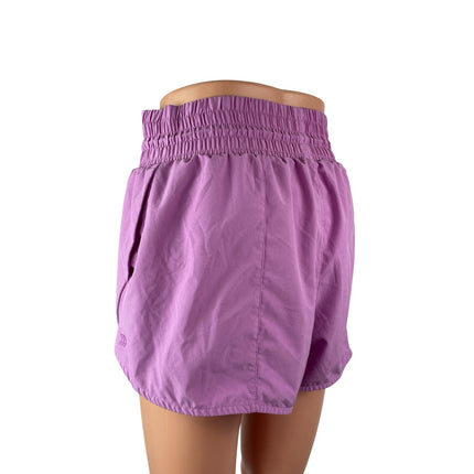 All in Motion Women's Pink Purple Yoga Running Workout Athletic Shorts Size S