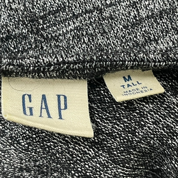 GAP Women's Gray Knit Long Sleeve Crew Neck Mini Tunic Shift Sweater Dress Sz M