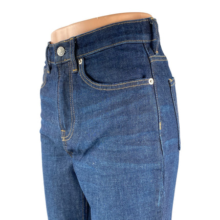 Everlane Women's Blue High Waisted Raw Hem Flared Bootcut Denim Jeans Size 26