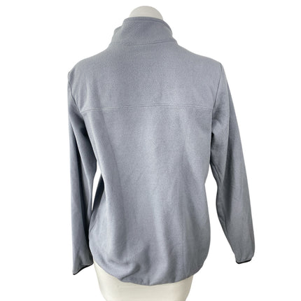 The North Face Glacier Gray Fleece Long Sleeve Mockneck Sweatshirt Sweater Top M