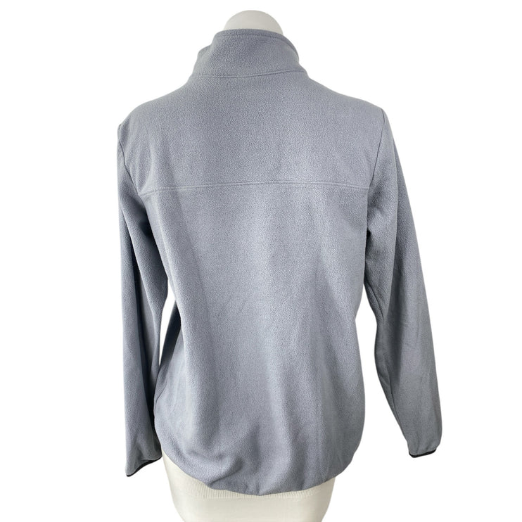 The North Face Glacier Gray Fleece Long Sleeve Mockneck Sweatshirt Sweater Top M