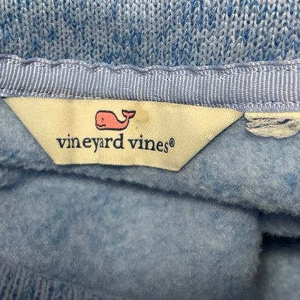 Vineyard Vines Men's Blue Long Sleeves Fleece Snap Button Pullover Sweater Top M