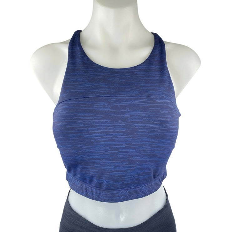 Outdoor Voices Tech Sweat Women's Blue Activewear Workout Yoga Matching Set Sz S