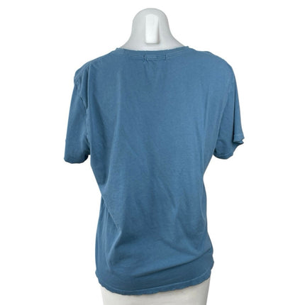 Junk Food Blue David Bowie Singer Music Short Sleeve T Shirt Tee Top Size S