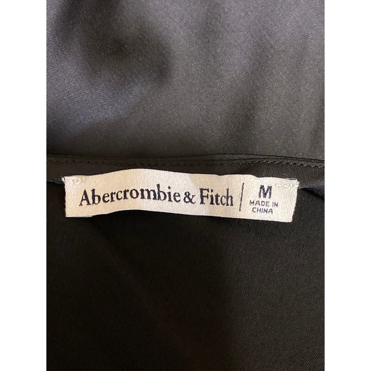 Abercrombie & Fitch Women's Black Scoop Neck Sleeveless Corset Cami Tank Top M