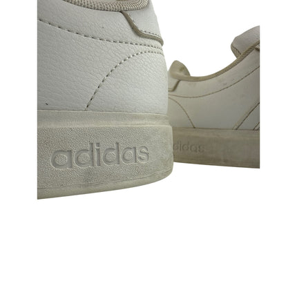 Adidas Grand Court 2.0 Women's White Gold Lace Up Athletic Sneaker Shoes Sz 7.5